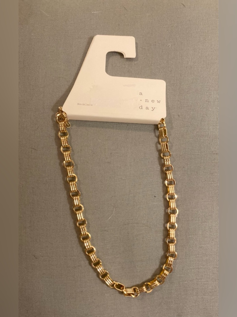 a new day Chunky Gold Link Necklace